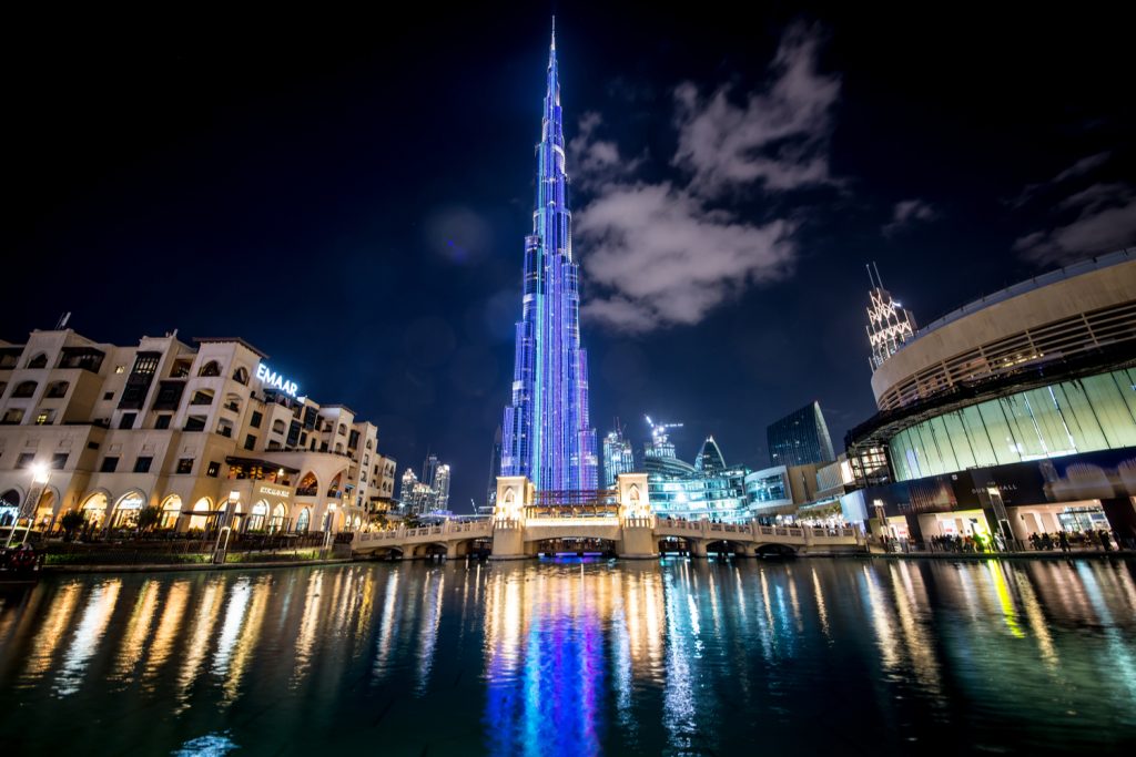 View platforms of Burj Khalifa Dubai