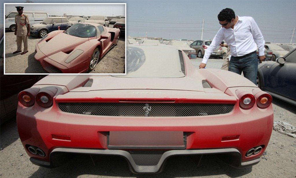 why dubai abandoned cars