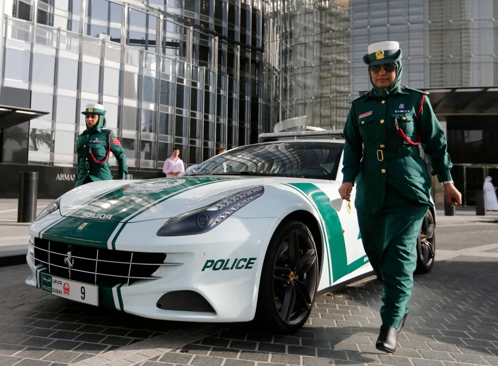 why dubai police have supercars