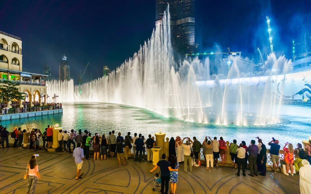 Dubai musical fountain